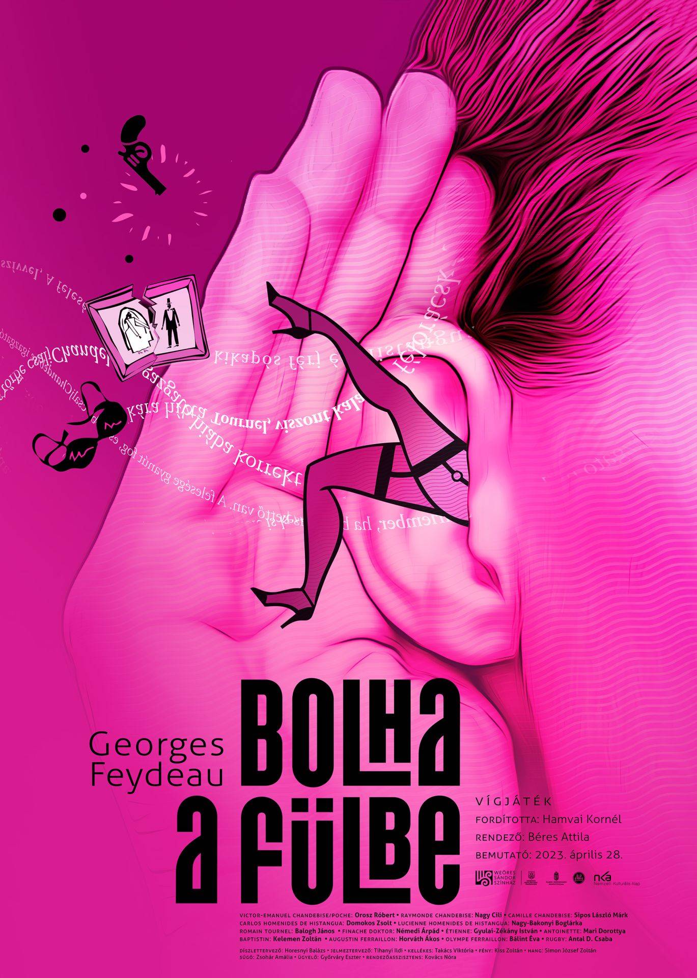 Bolha a fülbe plakát fotó: Bonyhádi Károly