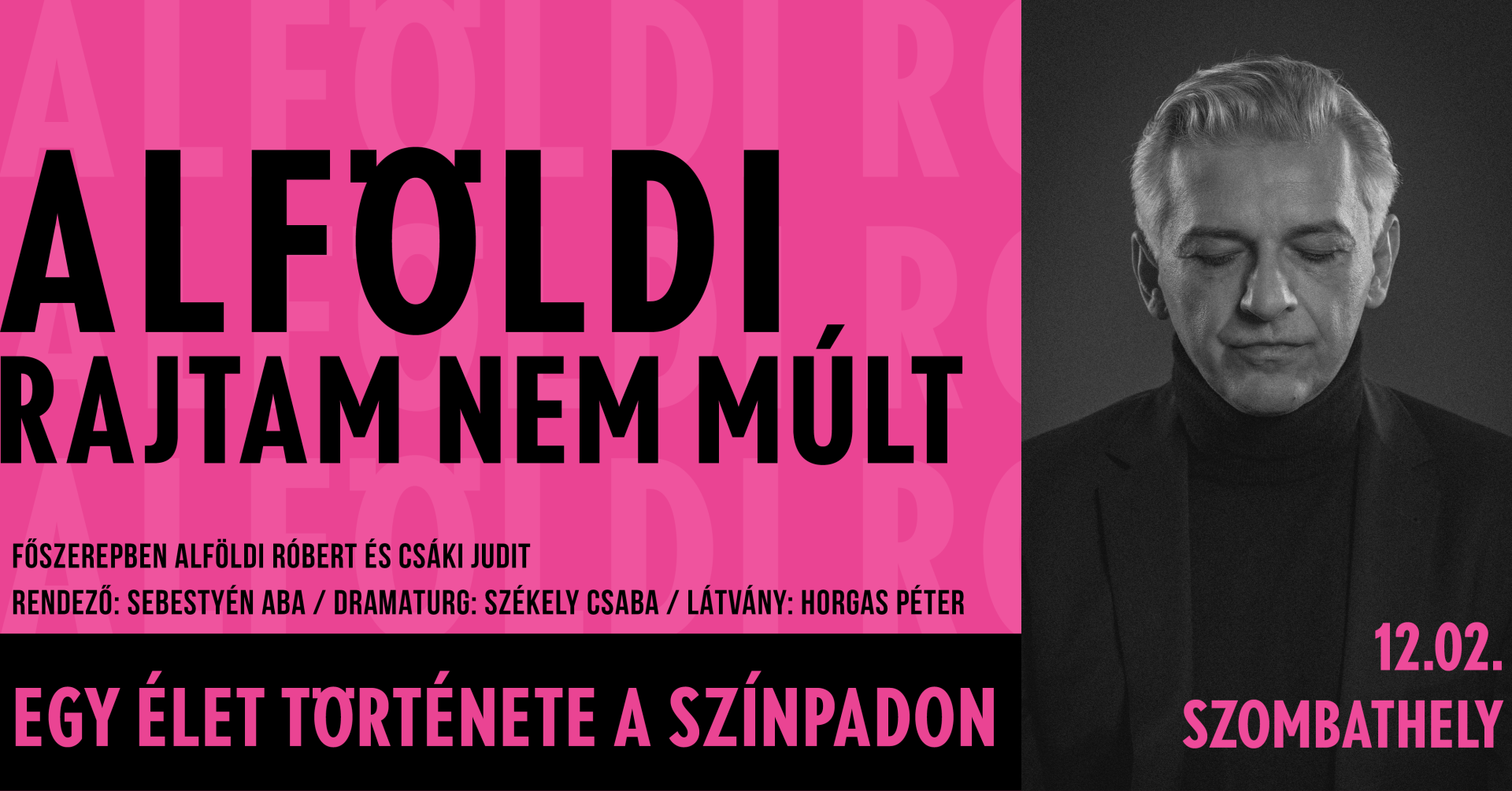 Rajtam nem múlt - Alföldi Róbert és Csáki Judit könyvbemutatója fotó: openbooks