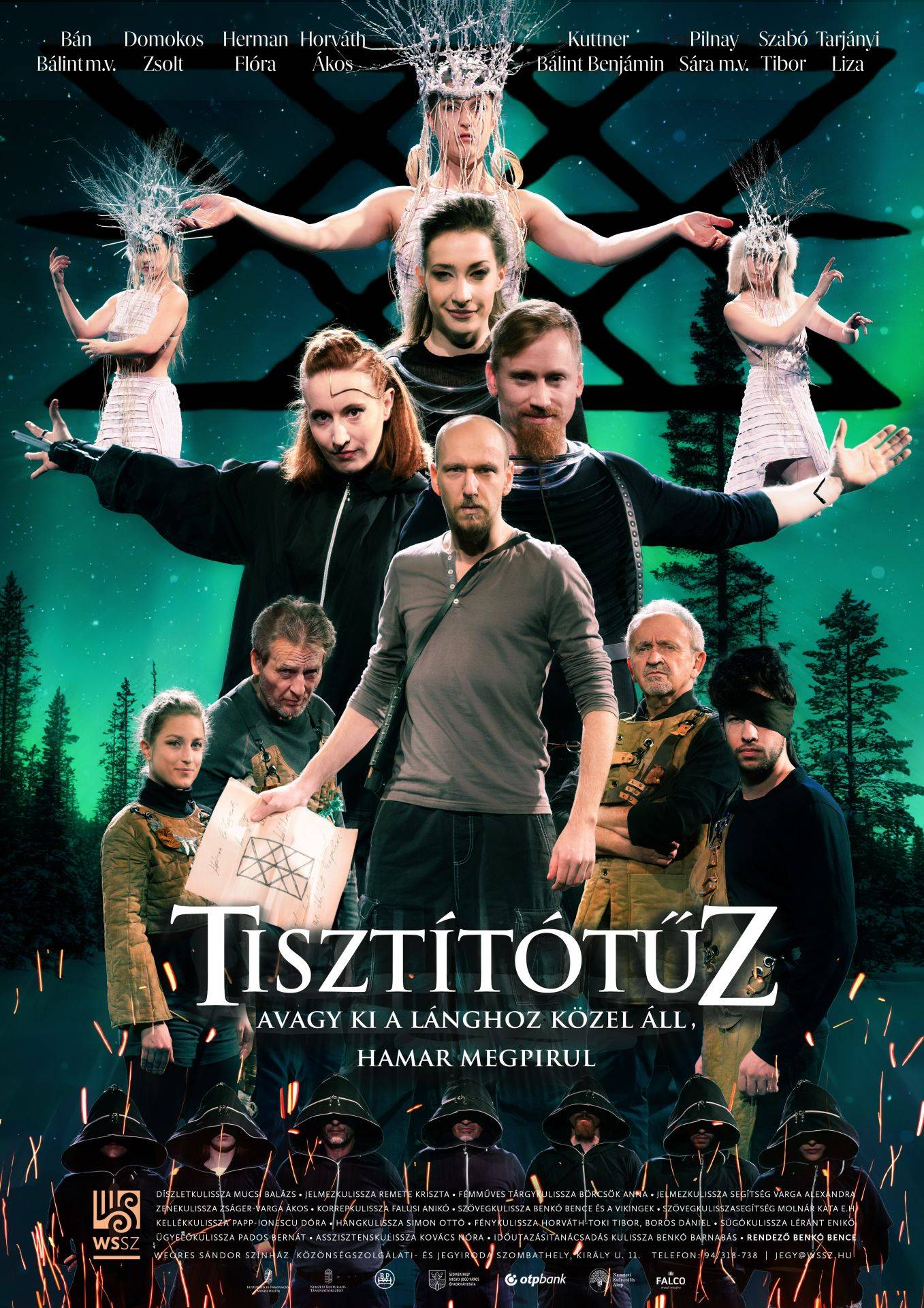 Tisztítótűz plakát  fotó: Bonyhádi Károly, Benkó Bence