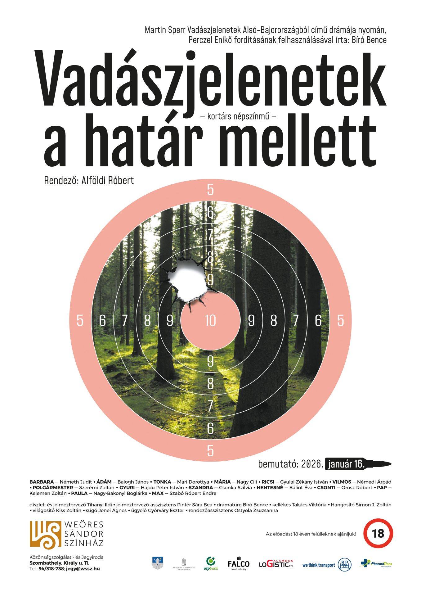 Vadászjelenetek a határ mellett - plakát  fotó: Rozner Anita